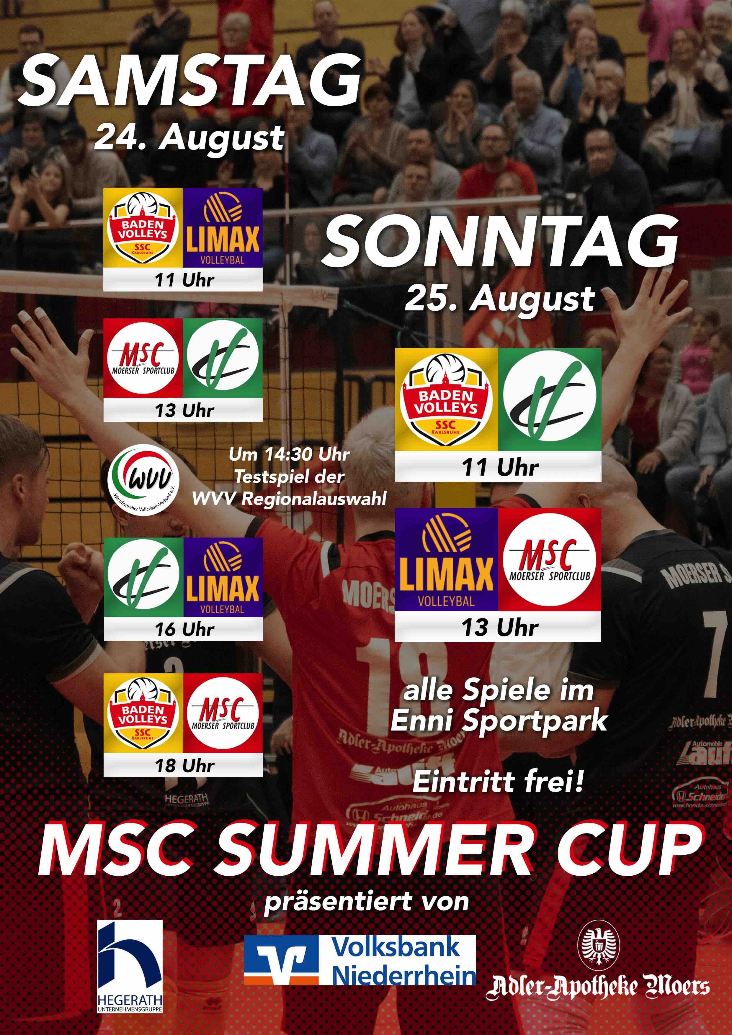 MSC Plakat Vorbereitungsturnier 2